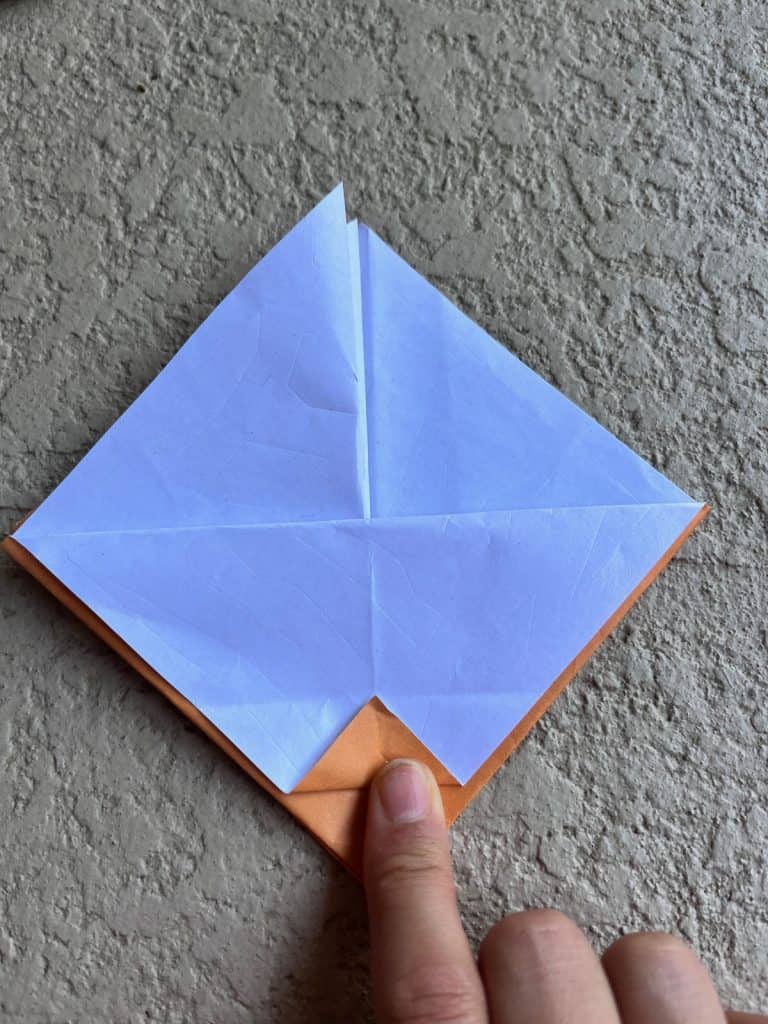 preliminary base with multiple folds